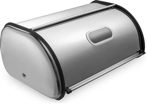 bread boxes stainless steel|stainless steel bread bins uk.